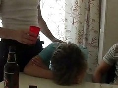 Katerina aka heather from brunnette russian orgy vid 7 dp